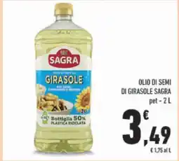 Conad Olio di Semi di Girasole Sagra offerta