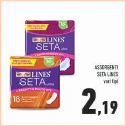 Conad ASSORBENTI SETA LINES offerta