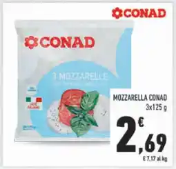 Conad Mozzarella CONAD offerta