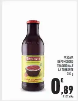 Conad Passata di Pomodoro Tradizionale La Torrente offerta