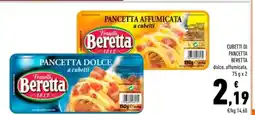 Conad Cubetti di Pancetta Beretta offerta