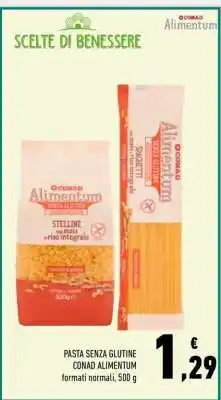Conad PASTA SENZA GLUTINE CONAD ALIMENTUM offerta