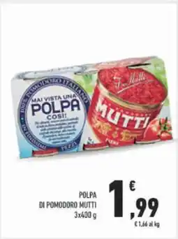 Conad POLPA DI POMODORO MUTTI offerta