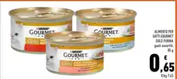 Conad ALIMENTO PER GATTI GOURMET GOLD PURINA offerta