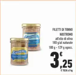 Conad FILETTI DI TONNO NOSTROMO offerta