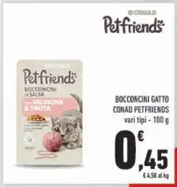 Conad BOCCONCINI GATTO CONAD PETFRIENDS offerta