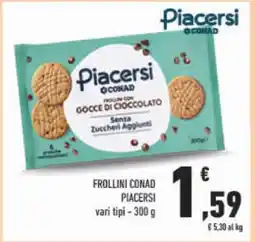 Conad Frollini Conad Piacersi offerta