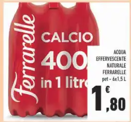 Conad Ferrarelle Acqua effervescente naturale offerta