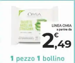 Conad OMIA Salviette Micellari Struccanti offerta
