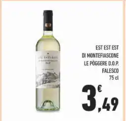 Conad EST EST EST DI MONTEFIASCONE LE PÒGGERE D.O.P. FALESCO offerta