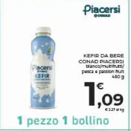 Conad KEFIR DA BERE CONAD PIACERSI offerta