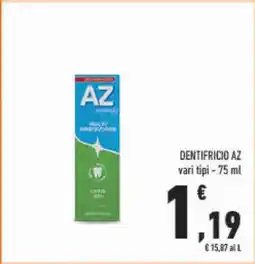 Conad DENTIFRICIO AZ offerta