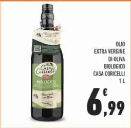 Conad Olio Extra Vergine di Oliva Biologico Casa Coricelli offerta
