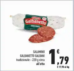 Conad SALAMINO GALBANETTO GALBANI offerta