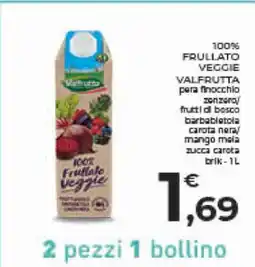 Conad 100% FRULLATO VEGGIE VALFRUTTA offerta