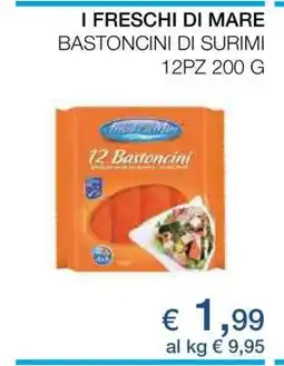 Coop I FRESCHI DI MARE BASTONCINI DI SURIMI offerta