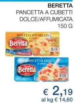 Coop Beretta Pancetta a Cubetti Dolce/Affumicata offerta