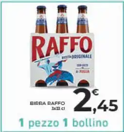 Conad Birra Raffo offerta