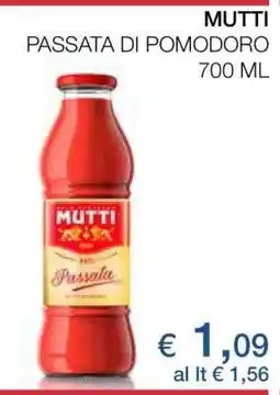 Coop MUTTI passata di pomodoro offerta