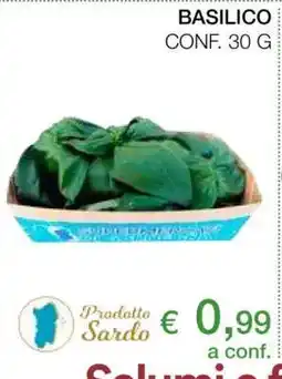 Coop Basilico offerta