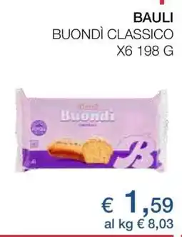 Coop BAULI Buondi Classico offerta
