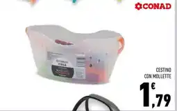 Conad Superstore CESTINO CON MOLLETTE offerta