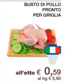 Coop BUSTO DI POLLO PRONTO PER GRIGLIA offerta