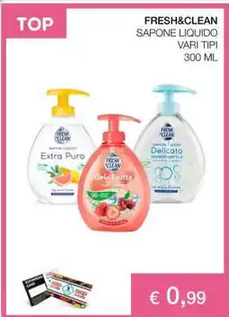 Coop FRESH&CLEAN SAPONE LIQUIDO offerta