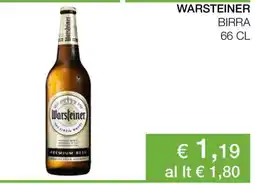 Coop WARSTEINER offerta