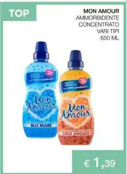 Coop MON AMOUR offerta