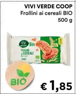 Coop VIVI VERDE COOP Frollini ai cereali BIO offerta