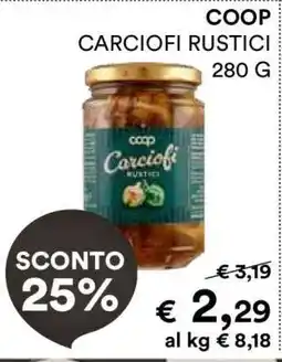 Coop COOP CARCIOFI RUSTICI offerta