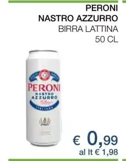 Coop Peroni Nastro Azzurro offerta