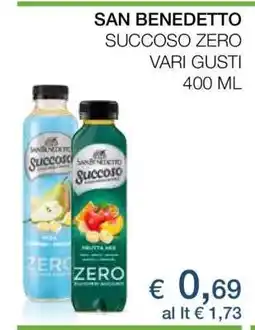 Coop SAN BENEDETTO Succoso Zero offerta