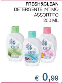 Coop FRESH&CLEAN DETERGENTE INTIMO ASSORTITO offerta