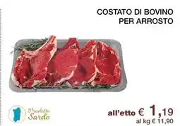 Coop COSTATO DI BOVINO PER ARROSTO offerta