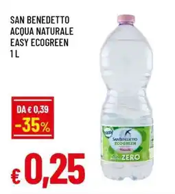 Famila SAN BENEDETTO ACQUA NATURALE EASY ECOGREEN 1 L offerta