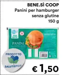 Coop BENE.SÌ COOP Panini per hamburger senza glutine offerta