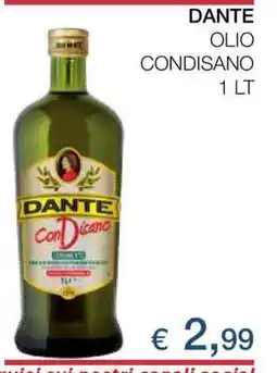 Coop Dante Olio Condisano 1 LT offerta