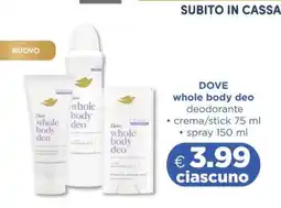 Acqua & Sapone DOVE Whole Body Deo offerta