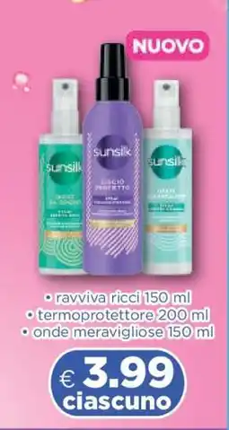 Acqua & Sapone Sunsilk prodotti per capelli offerta