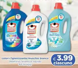 Acqua & Sapone Omino Bianco Color+/Igienizzante/Muschio Bianco offerta
