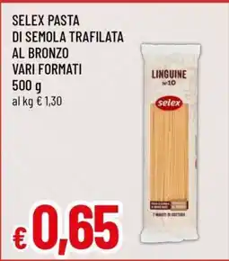 Famila SELEX PASTA DI SEMOLA TRAFILATA AL BRONZO offerta
