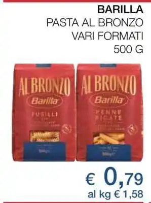 Coop BARILLA PASTA AL BRONZO offerta