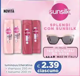 Acqua & Sapone Sunsilk Shampoo/Balsamo offerta