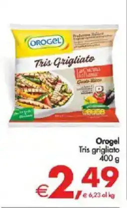 Deco Supermercati Orogel Tris grigliato offerta