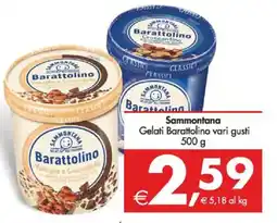 Deco Supermercati Sammontana Gelati Barattolino vari gusti offerta