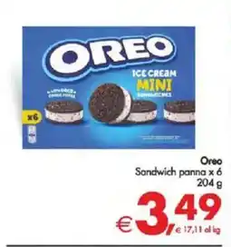 Deco Supermercati Oreo Sandwich panna x 6 offerta