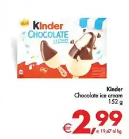 Deco Supermercati Kinder Chocolate ice cream offerta