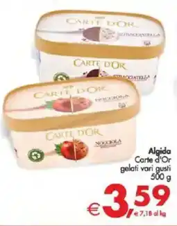 Deco Supermercati Algida Carte d'Or gelati vari gusti offerta